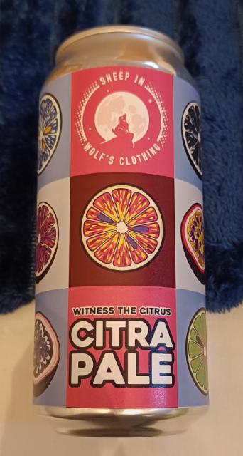 witness the citrus 4.5%, Sheep in Wolf's Clothing Brewery, Scotland