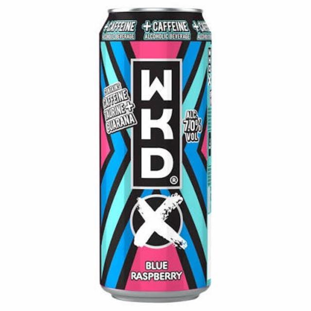 WKD X Blue Raspberry 7.0%, Global Brands Ltd, England