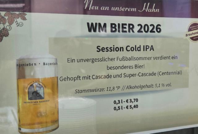 WM Bier 2026, Gasthaus & Gosebrauerei Bayerischer Bahnhof