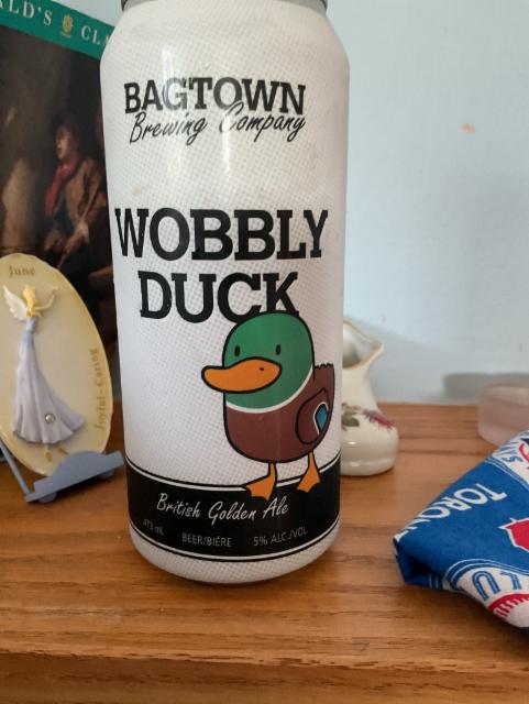 Wobbly Duck British Golden Ale, Bagtown Brewing Company