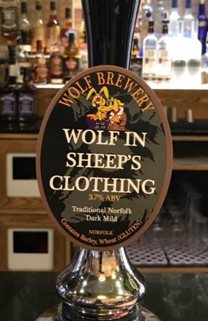 Wolf In Sheep's Clothing 3.7%, The Wolf Brewery, England