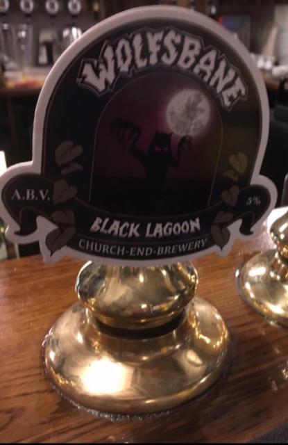 Wolfsbane- Black Lagoon 5.0%, Church End Brewery, England