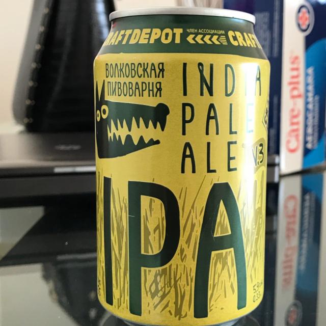 Volkovskaja / Волковская India Pale Ale 5.9%, Volkovskaya Pivovarnya / Wolf's Brewery / Волковская Пивоварня, Russia