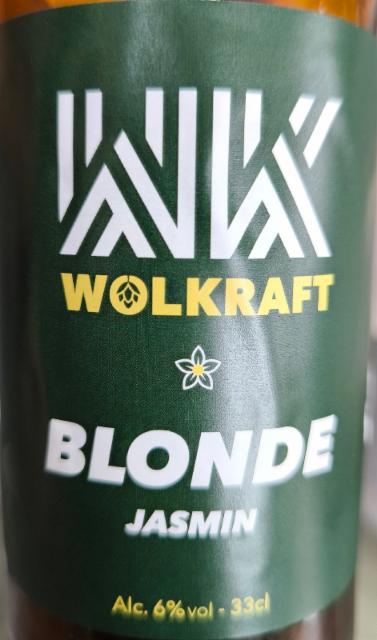 wolkraft blonde jasmin, Brasserie Wolkraft SRL