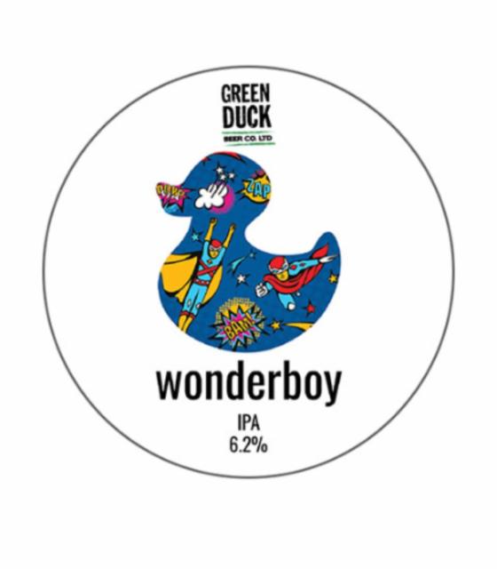 Wonderboy 6.2%, Green Duck Beer Co., England
