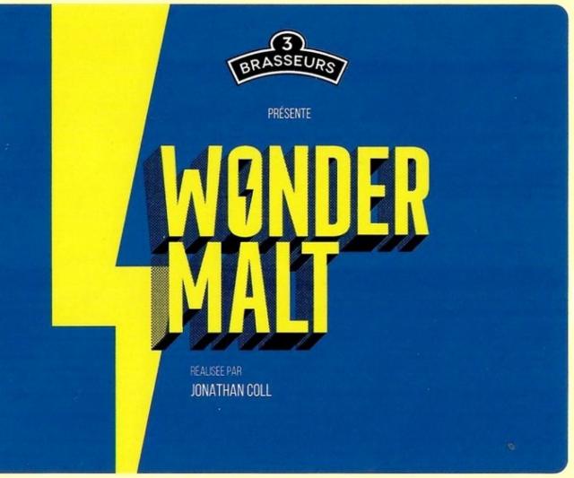 Wondermalt 5.0%, Les 3 Brasseurs / The 3 Brewers Lille, France