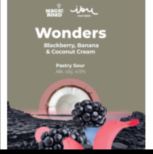Wonders - Blackberry, Banana, Coconut Cream, Magic Road