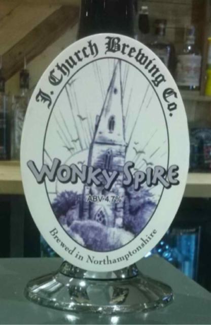 Wonky Spire 4.7%, Julian Church Brewing Company, England