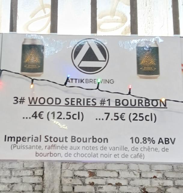 wood series #1 bourbon 10.8%, Attik Brewing, Spain