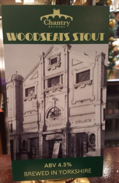 Woodseats Stout 4.5%, Chantry Brewery, England