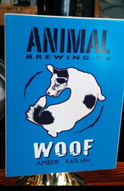 Woof 4.6%, Animal Brewing Co., England