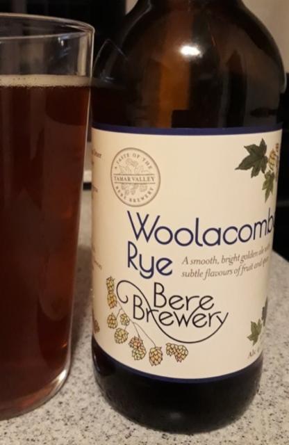 Woolacombe Rye 4.7%, Bere Brewery, England