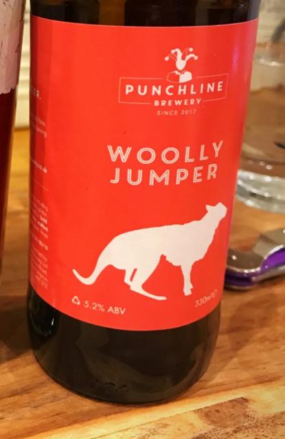 Woolly Jumper 5.2%, Punchline Brewery, England