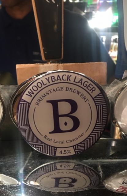 Woolyback Lager 4.5%, Brimstage Brewery, England