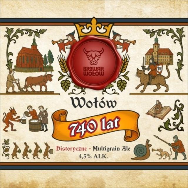 Wołów - 740 lat 4.5%, Browar Wołów, Poland
