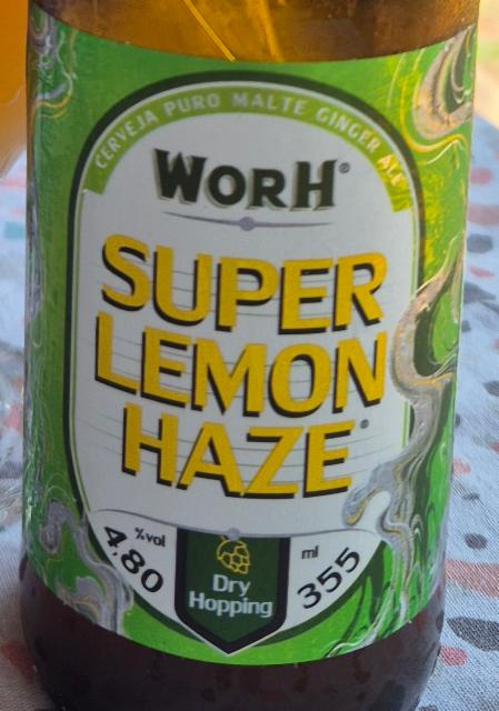 worh super lemon haze 4.8%, Cervejaria Noventa, Brazil