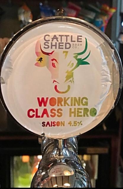 Working Class Hero 4.5%, Cattle Shed Brew Co, England