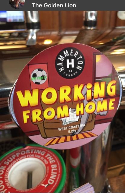 Working From Home 5.2%, Hammerton Brewery, England