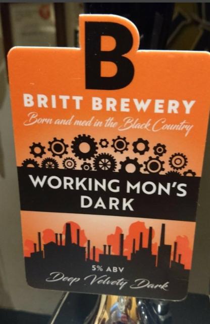 Working Mon's Dark 5.0%, Britt Brewery, England