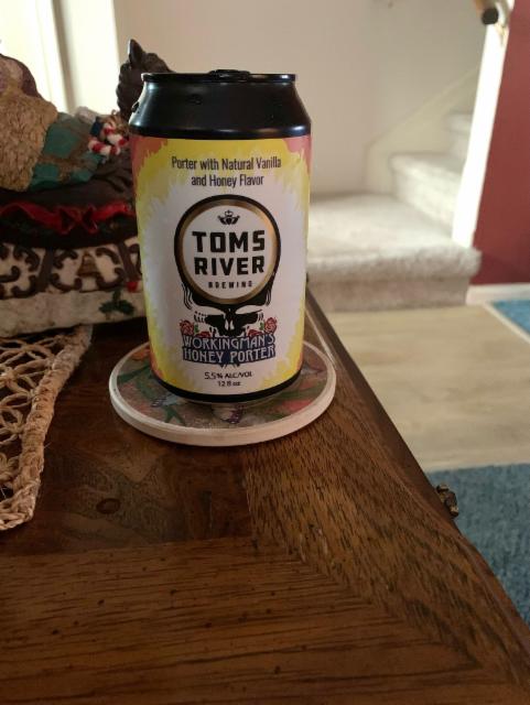 Workingman's Honey Porter 5.5%, Toms River Brewing, United States