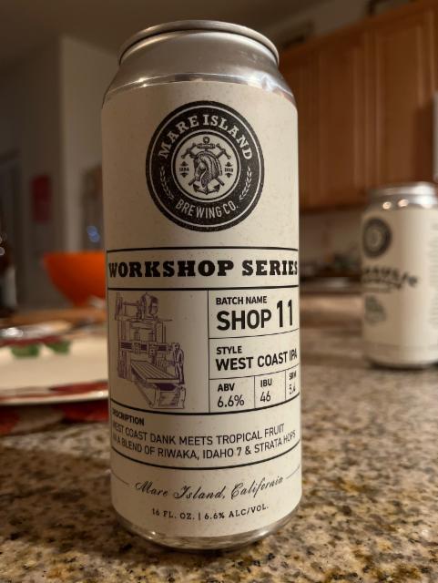 Workshop series shop 11 6.6%, Mare Island Brewing Company, United States