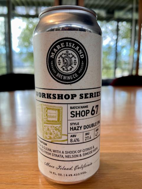 Workshop series shop 67 8.4%, Mare Island Brewing Company, United States