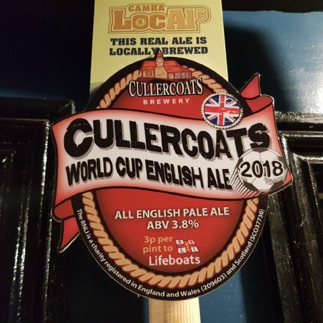 World Cup English Ale 3.8%, Cullercoats Brewery, England