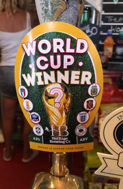 World Cup Winner? 4.5%, Heritage Brewing Co. (England), England