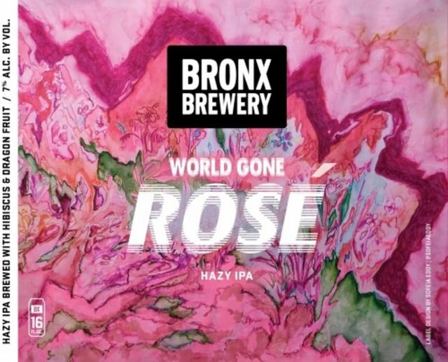 World Gone Rosé 7.0%, The Bronx Brewery, United States