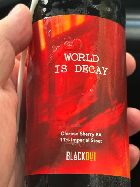 World is Decay 11.0%, Blackout Brewing, Romania