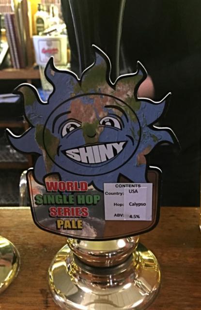 World Single Hop Series Pale: Calypso 4.5%, Shiny Brewing, England