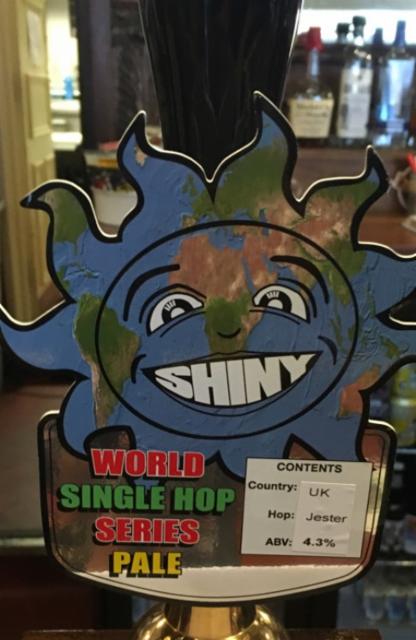 World Single Hop Series Pale: Jester 4.3%, Shiny Brewing, England