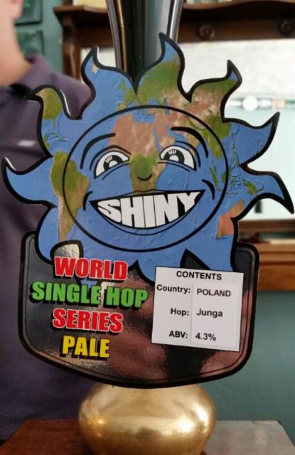 World Single Hop Series Pale: Junga 4.3%, Shiny Brewing, England