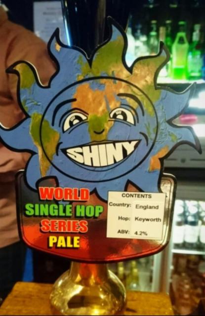 World Single Hop Series Pale: Keyworth 4.2%, Shiny Brewing, England