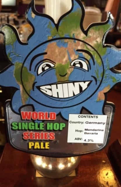World Single Hop Series Pale: Mandarina Bavaria 4.3%, Shiny Brewing, England