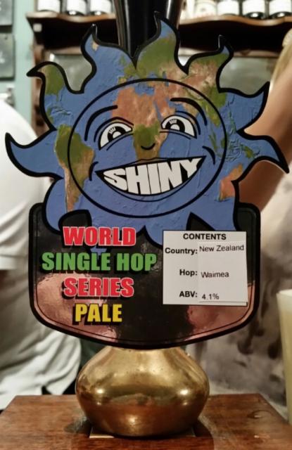 World Single Hop Series Pale: Waimea 4.1%, Shiny Brewing, England