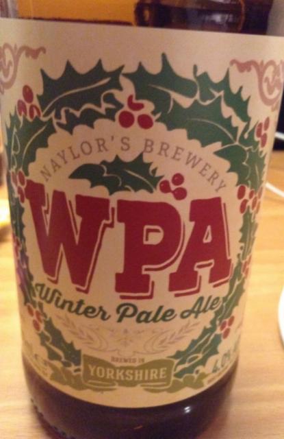 WPA 4.0%, Naylor's Brewery, England