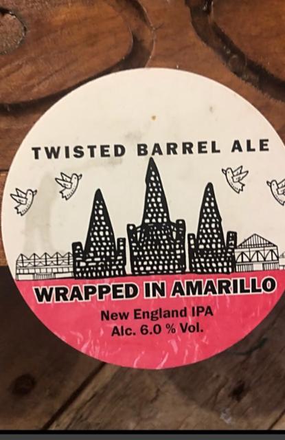 Wrapped In Amarillo 6.0%, Twisted Barrel Ale Limited, England