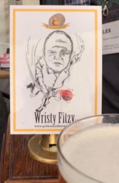 Wristy Fitzy 4.6%, Golden Duck Brewery, England