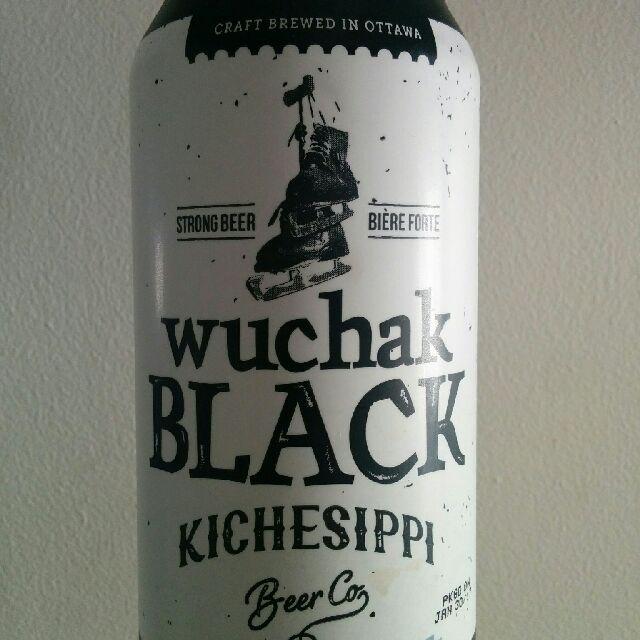 Wuchak Black 6.0%, Kichesippi Beer Company, Canada