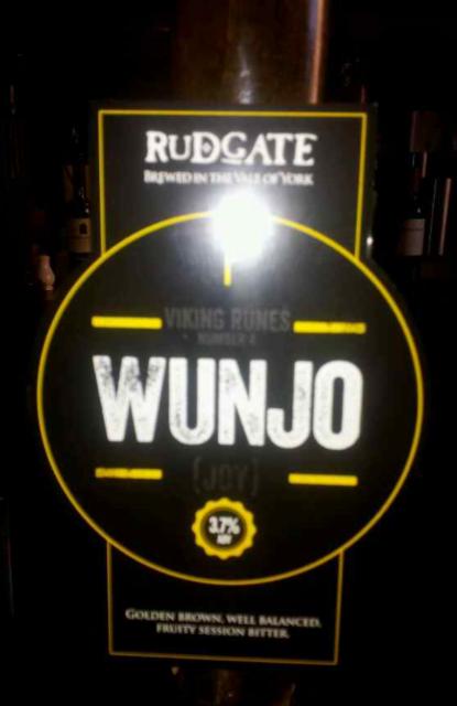 Wunjo 3.7%, Rudgate Brewery, England