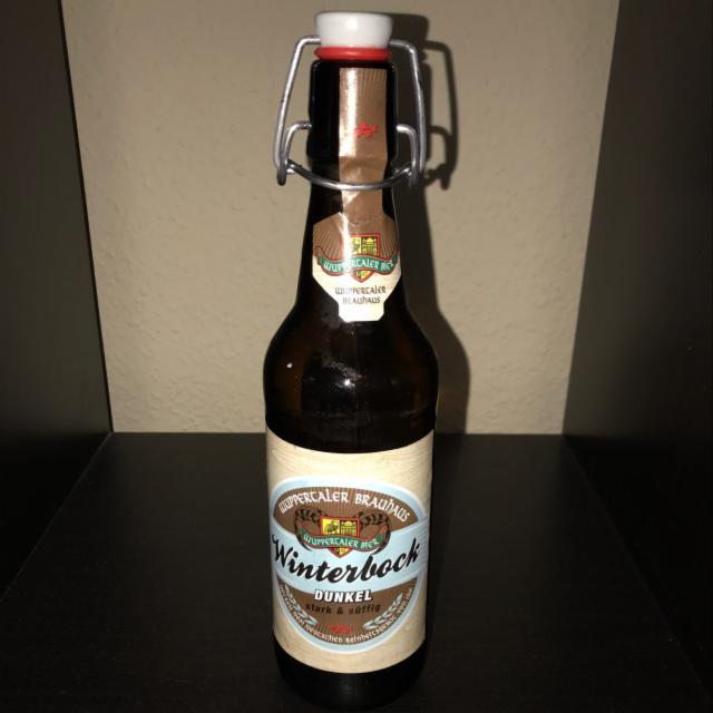 Wuppertaler Bier Winterbock dunkel 6.8%, Wuppertaler Brauhaus, Germany