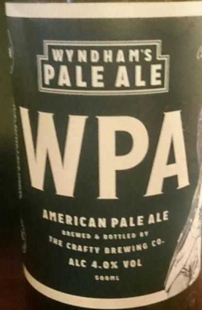 Wyndham's Pale Ale 4.0%, The Crafty Brewing Co, England