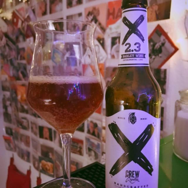 X 2.3 Barley Wine 10.1%, CREW Republic Brewery, Germany
