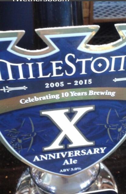 X Anniversary Ale 5.0%, Milestone Brewery, England