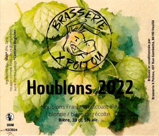 Houblons 2022, Brasserie X Poitou