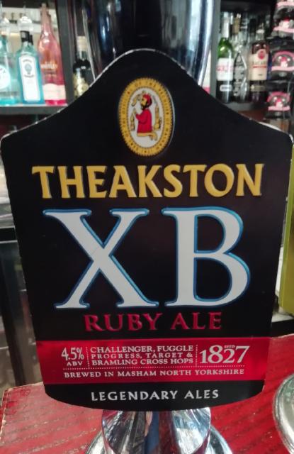 XB ruby ale 4.5%, Theakston Brewery, England