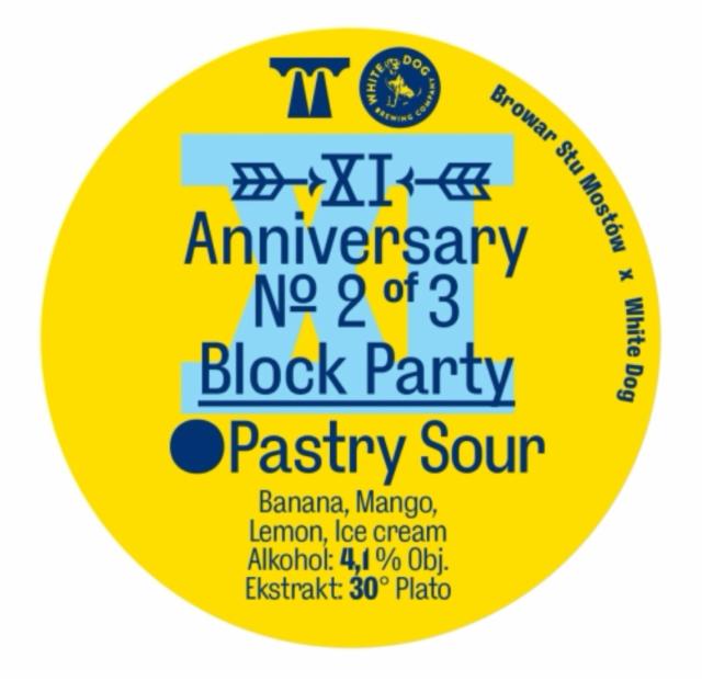 XI anniversary | block party 4.1%, Browar Stu Mostów, Poland