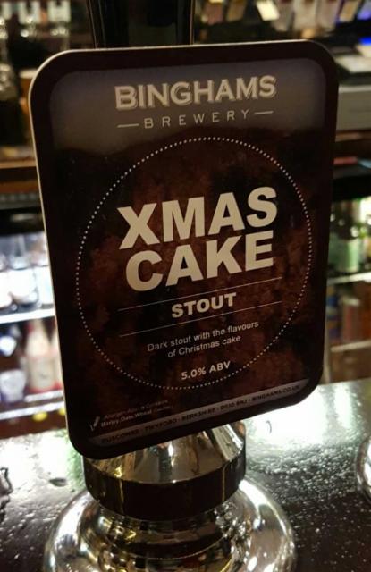 Xmas Cake 5.0%, Binghams Brewery, England