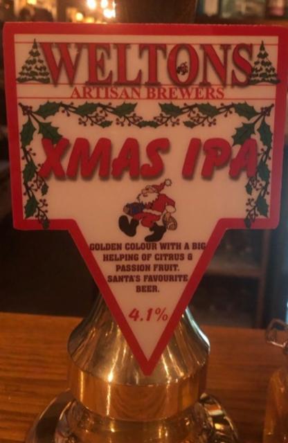 Xmas IPA 4.1%, Weltons Brewery Ltd, England